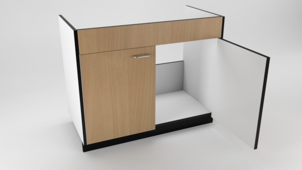 Double Sink Unit - Deep Fascia